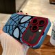 thumbnail image 3 of Carcasa para teléfono móvil con ventana grande esmerilada, diseño de Spider-Man con telaraña roja, diseño avanzado de dibujos animados, personalidad creativa, anticaídas, 3 of 6