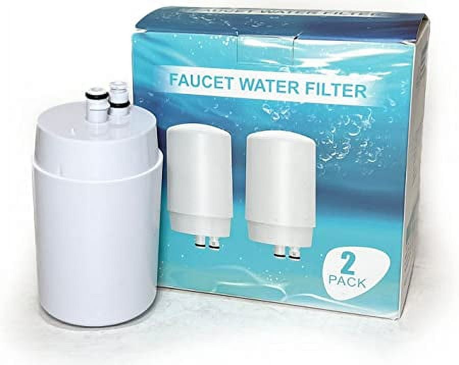Nispira Water Filter Replacement For Brita Basic Complete Faucet Filtration Systems 36311 36312 FR-200 FF-100 | Removes Chlorine, Lead, Odor, Color | 100 Gallon | Pack of 4