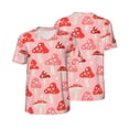 thumbnail image 3 of Daiia Cute Mushroom1 Mens Baseball Jersey Button Down Shirts Short Sleeve Sports Uniforms-Large, 3 of 9