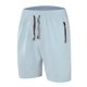 thumbnail image 1 of Hombres Casual Solid Fitness Training Ejercicio de secado rápido Deportes Running Shorts Pantalones Pompotops oipoqjl22439, 1 of 9