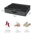thumbnail image 2 of Organizador para guardar zapatos Onlyeasy Under Bed, 24 pares, negro, 2 of 6