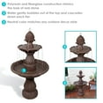 thumbnail image 3 of Sunnydaze Curved Plinth Traditional Polyresin Outdoor Water Fountain, 3 of 7