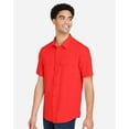 thumbnail image 2 of CORE365 CE510 Men's Ultra UVP Marina Shirt-Marina Red-M, 2 of 6
