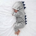 thumbnail image 1 of Mameluco con capucha de dinosaurio para bebé recién nacido, mono, pijama, ropa de dormir, 1 of 4