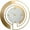 White, variant on 24 inch Luxury Gold & Black Metal Wall Clock - Marble Pattern Silent Quartz Clock, Modern Art Hollow Large Size Decorative Wall Clock for Living Room / Bedroom (No Battery)
