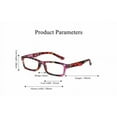 thumbnail image 2 of 4 Pack Spring Hinges Reading Glasses Rectangle Readers Presbyopic glasses, 2 of 3