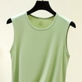 thumbnail image 4 of HBYJLZYG Women's Loose Fit Tank Top with Side Slits and Wide Straps, Soft Crew Neck Relaxed Fit Lightweight Summer Casual Sleeveless Basic Top, 4 of 5
