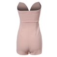 thumbnail image 3 of FashionOutfit Women's Strapless Front Cutout Open Romper, 3 of 4