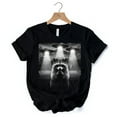 thumbnail image 7 of Funny Raccoon UFO T-Shirt, Unisex Black Tee for Space Lover, 7 of 7