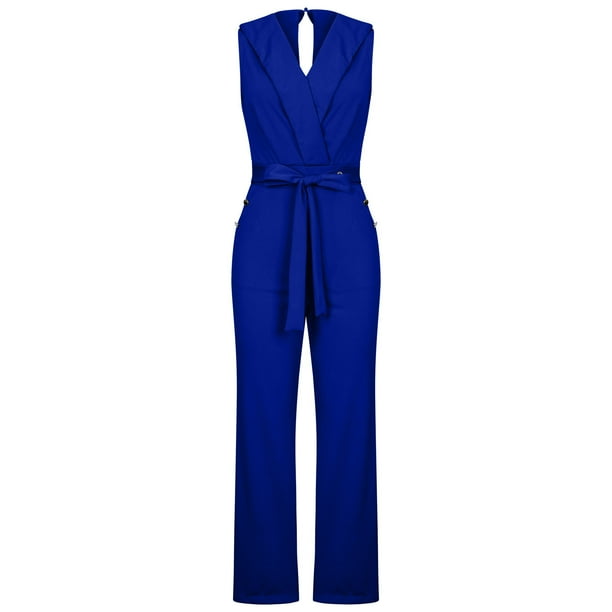 Mono de mujer, monos, monos de moda, vendaje, sólido, hombros descubiertos, tirantes, camisola, pantalones, mono con cremallera Odeerbi ODB-2