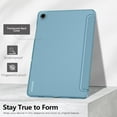thumbnail image 5 of KOMI Case for Galaxy Tab A9+/A9 Plus 11 inch 2023, Slim Stand Protective Smart Cover with Hard PC Translucent Back Shell for Tab A9 Plus Tablet (SM-X210/X216/X218), Auto Wake/Sleep, MistyBlue, 5 of 8