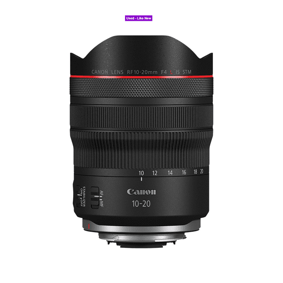 Pre-Owned Canon RF 10-20mm f/4 L IS STM Lens (Canon RF)