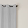 thumbnail image 7 of Smart Curtains Kelsey Light Zero 100% Blackout Window Panels, 40 x 84 Inches, Package of 2 Panels, Smoke White, 7 of 7