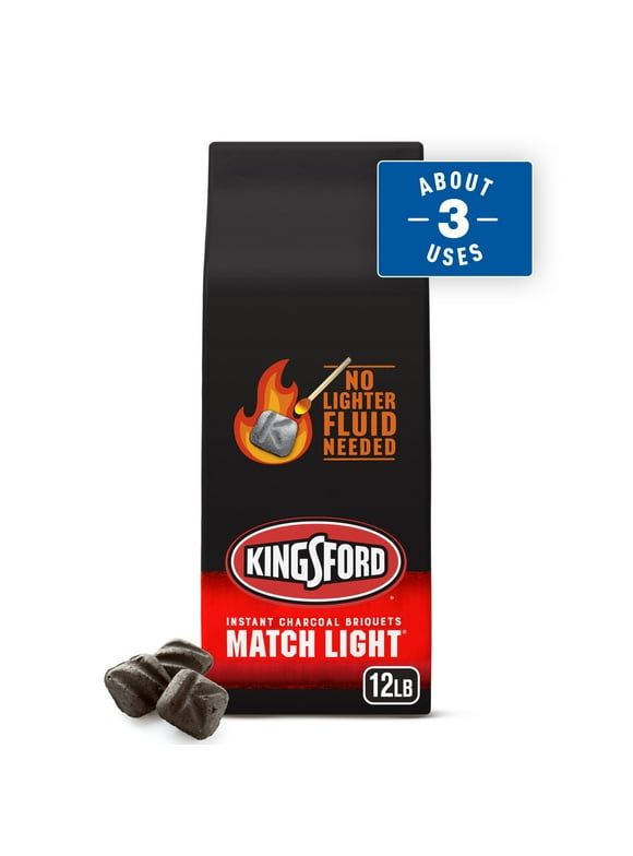 Kingsford Match Light Instant Charcoal Briquettes, 12 lb