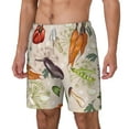 thumbnail image 2 of Balery Cute Vegetables Mens Swim Trunks Swim Shorts for Men Quick Dry Inseam Beach Shorts with Compression Liner Pocket-XX-Large, 2 of 9