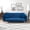 Blue + Velvet + 2 Seat+4, variant on LANKANG Beige American Retro Velvet 71 Inch Convertible 2 Seat Loveseat Adjustable Backrest Sofa Bed Metal Legs Easy Assembly Furniture for Small Bedroom Living Room Office Apartment