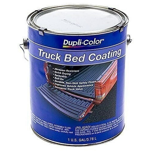 Dupli-Color TR252 Truck Bed Coating Spray Paint - Black - Gallon