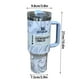 thumbnail image 2 of 40OZ Vaso Térmico de Acero Inoxidable, Taza Termica Frio y Caliente para Cafe con Tapa y Popote, Termo Infusor de Vacío Doble para Hombre, Mujer, Regalo, 2 of 5