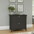 thumbnail image 2 of Bush Furniture Salinas Lateral File Cabinet, 2 Drawer, Vintage Black, 2 of 6
