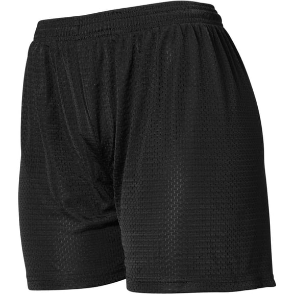 Badger Womens Mesh Fastpitch Softball Shorts Black Xl