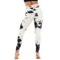thumbnail image 2 of Womens Tie Dye Butt Lift Tik Tok Yoga Pants, 2 of 5