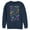 Navy Blue, variant on Men's Lost Gods Halloween Candy Explosion Sweatshirt Charcoal Heather 2X Large