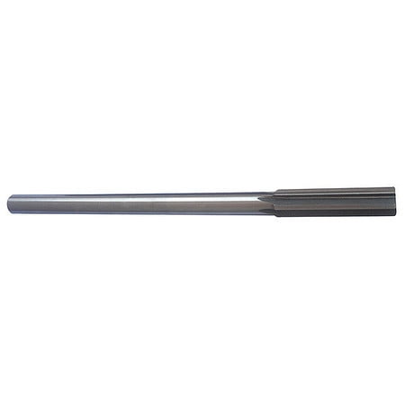 ZORO SELECT 13H730 Chucking Reamer,9mm,6 Flute,HSS
