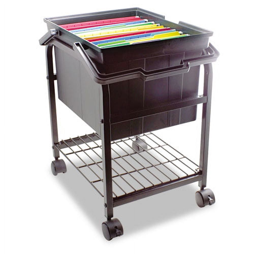 Companion Portable File, Letter/legal Files, 17" X 14" X 11", Black | Bundle of 5 Each