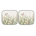 thumbnail image 5 of Lsque Herbs and Wildflowers 2 PCS Windshield Sun Shade | CarFoldable Window Covers | Car Accessories Reflect UV for Universal Cars SUV Truck | Large, 5 of 7