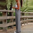 thumbnail image 6 of RPVATI Womens Casual Sleeveless Jumpsuits Summer Boho Wide Leg Floral Rompers Overalls with Pockets Multicolor L, 6 of 7