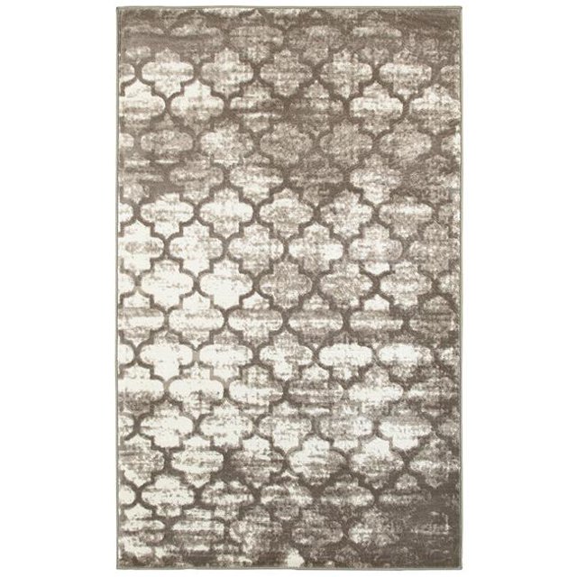LR Resources MATRI81195BEI7995 7 ft. 9 in. x 9 ft. 5 in. Matrix Rectangle Area Rug, Beige & Light Beige
