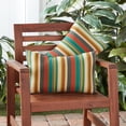 thumbnail image 3 of Greendale Home Fashions 19'' x 12'' Reversible Outdoor Throw Pillow, Set of 2, Sunset Stripe, 3 of 6