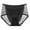 Black, variant on Women Clothing Women Pantie Women Solid Color Lace Fabric High Elasticity Underwear