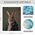 thumbnail image 3 of Diamond Art Kits for Adults - 5d Elegant Rabbit In Scarf Jacket Diamond Painting for Adults, Diamond Art for Adults Beginners, Diamond Painting Kits for Adults for Home Wall Decor, 3 of 7