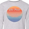 thumbnail image 4 of Inktastic Lake Placid Retro Sunset Long Sleeve Youth T-Shirt, 4 of 5