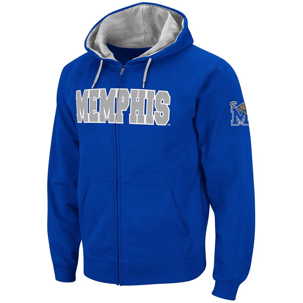Mens Memphis Tigers Full Zip Hoodie S by Colosseum
