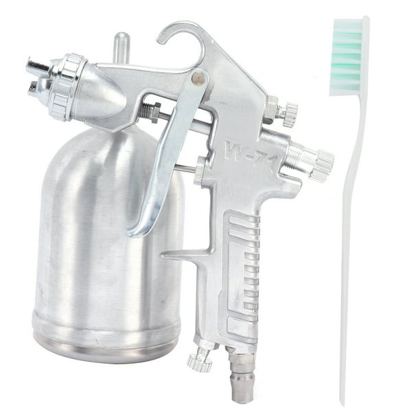 Pistola pulverizadora de pintura con depósito superior, pulverizador de pintura con alimentación por gravedad, pistola pulverizadora de aire, herramienta neumática para uso doméstico