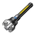 thumbnail image 3 of Hvmvliv Bright Flashlight Brightest Outdoor Flashlight 1000 Lumenss LED Flashlight LED Light Rechargeable Powerful Torch Long Throw Up To 100-300 Meters Black, 3 of 9