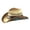 Z18-Beige1, variant on LILIYA Western Cowboy Hat for Women, Wide Brimmed Cowgirl Headwear with Decorative Band, Classic Western Felt Hat, Breathable Adjustable Sun Protection Headwear