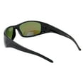 thumbnail image 3 of Polycarbonate Polarized Fishing Riding Biker Sunglasses for Men Women - Wrap Around Shielded Shade - Blue Mirror - Taiwan, 3 of 3