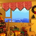 thumbnail image 5 of Dongrere Valance Curtains with Christmas Printed Kitchen Valance for Christmas Decorations Short Window Curtain for Holiday Decor, 5 of 6