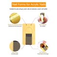 thumbnail image 2 of Nail Forms for Acrylic Nails, 200PCS Nail Forms for Polygel Nail Tips Guide, Nail Forms For Builder Gel, Nail Forms Roll for Salon Nail Former Stickers with Numbers Marked for Nail Art DIY, 2 of 5