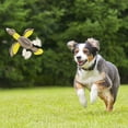 thumbnail image 4 of Flmtop Dogs Plush Cotton Rope Flying Bird Bite Teeth Cleaning Interactive Squeak Toy Green, 4 of 9