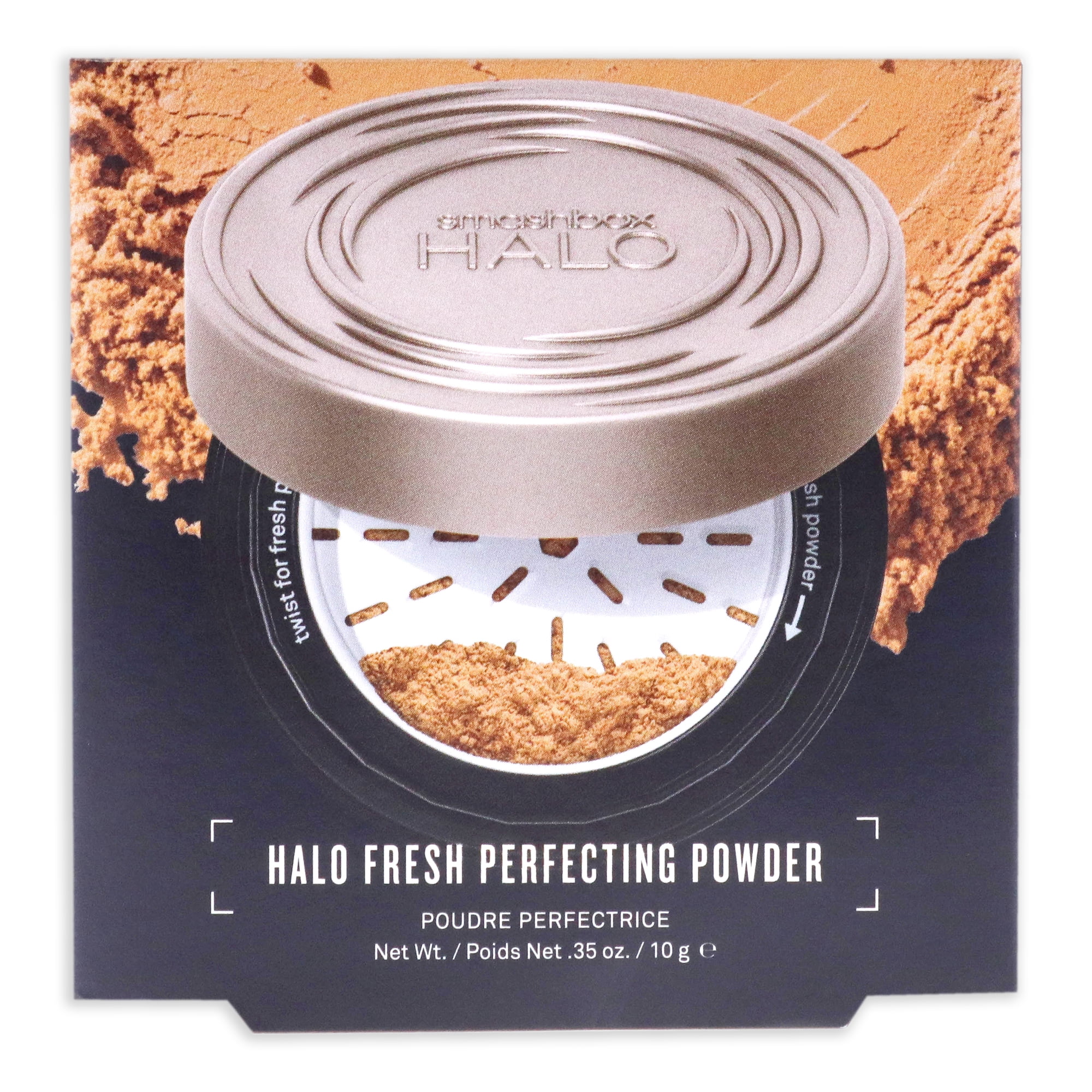 SmashBox Halo Fresh Perfecting Powder - Medium-Tan, 0.35 oz Powder
