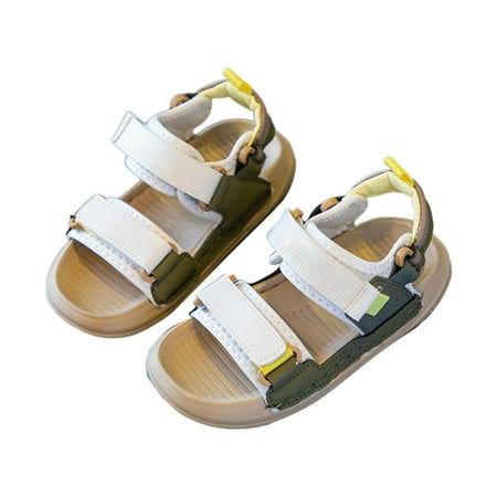 

HMOONORY Boys Sandals Summer Open Toed Sports Sandals Soft Sole Mid Size Casual Shoes Suitable for Your Daily Wear