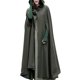 thumbnail image 1 of Autumn Clothes for Women Gothic Hooded Open Front Cardigan for Vacation Fall Winter Spring, 1 of 1