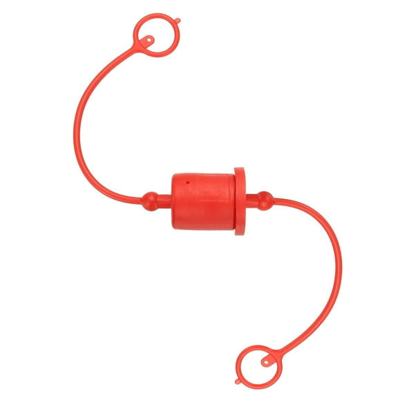 Uxcell ISO-A Hydraulic Coupler Male Dust Cap and Female Plug Cover, Quick Disconnects Port Plug Cover Fittings 1"