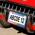 thumbnail image 5 of Lemon Fruits License Plate Frame 2 Pieces Spring Summer Lemon Yellow License Plate Frames Cover Holders Funny Cute for USA Canada Vehicles 2 Round Holes Aluminum License Plate Frames, 5 of 6