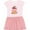 Pink With Stripes, variant on Inktastic Kawaii Ice Cream Cone Girls Toddler Dress