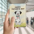 thumbnail image 4 of Cute Dalmatian Loves Dad Happy Father's Day Travel Passport Wallet Dog Lover PU Leather Passport Holder Cover - 12008, 4 of 5